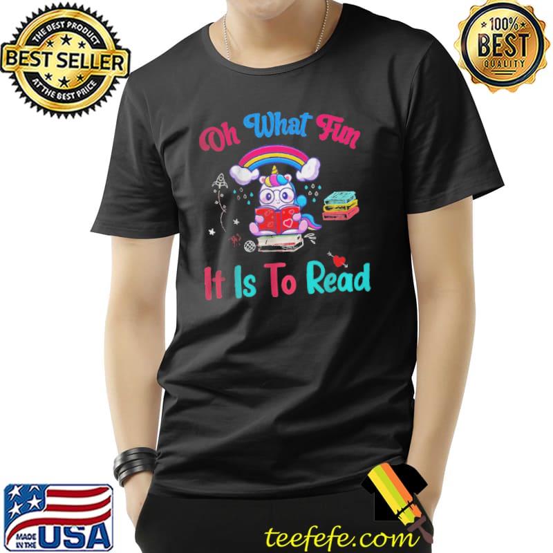 Oh What Fun It Is To Read T-Shirt Unisex Oh What Fun It Is To Read T-Shirt Unisex