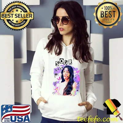 Olivia Rodrigo Fan Portrait Sour Singer Shirt