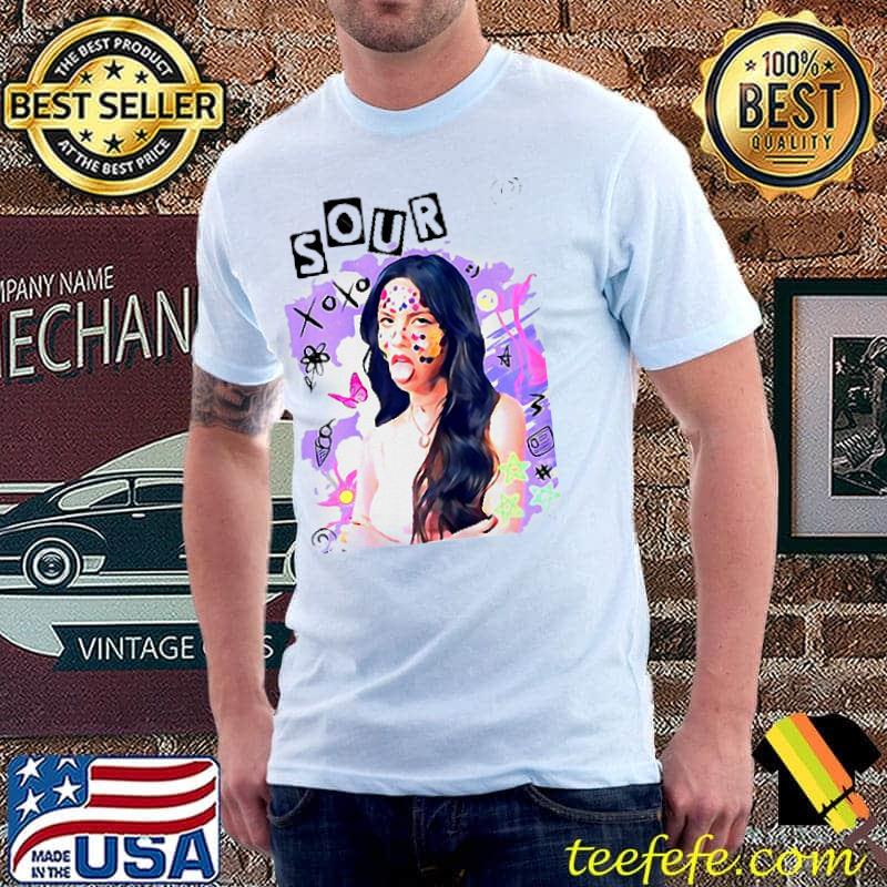 Olivia Rodrigo Fan Portrait Sour Singer Shirt Unisex Olivia Rodrigo Fan Portrait Sour Singer Shirt Unisex