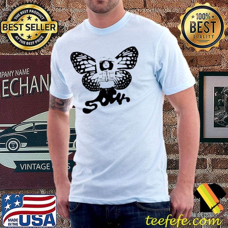 Olivia Rodrigo Merch Sour Butterfly Shirt Unisex Olivia Rodrigo Merch Sour Butterfly Shirt Unisex