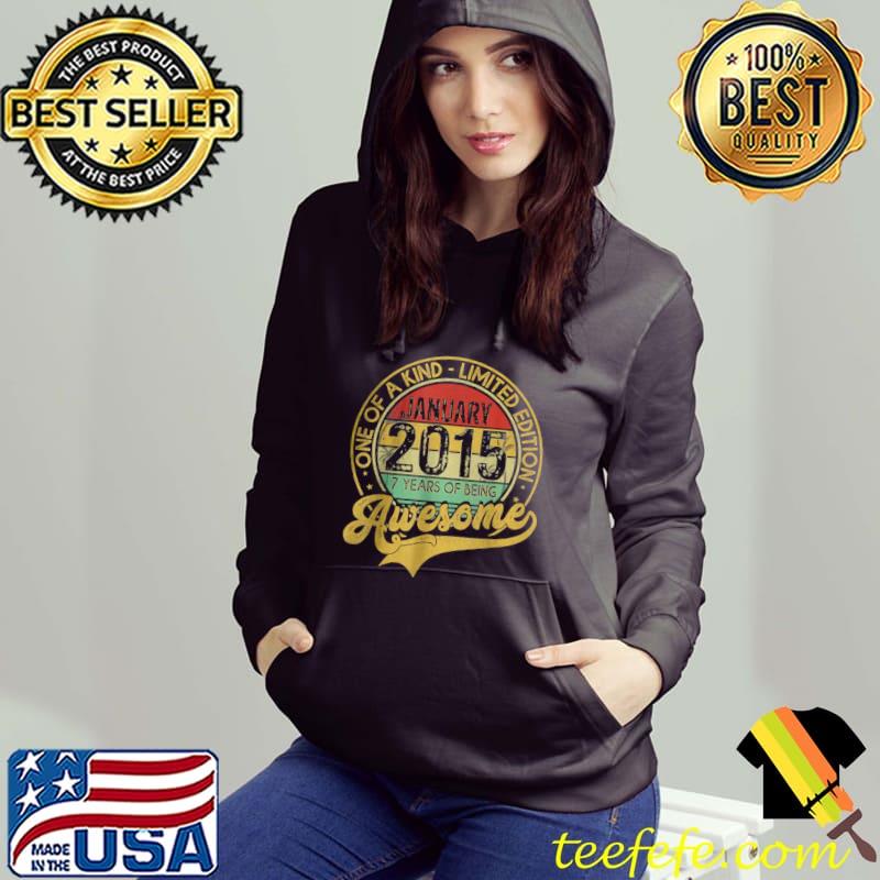 One Of A Kind Limited Edition January 2015 7 Years Of Being Awesome T Shirt