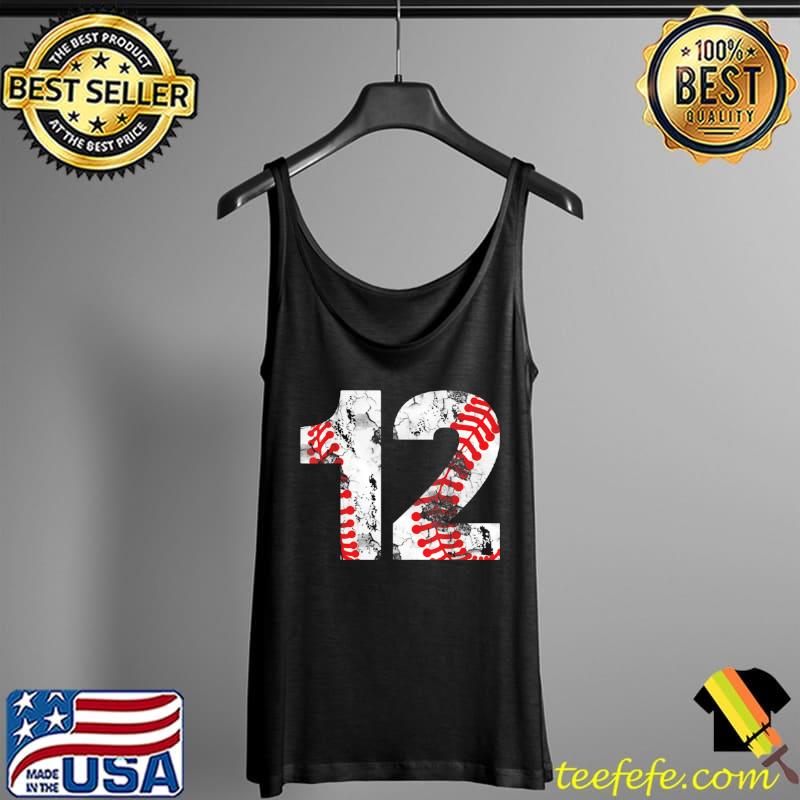 Original 12 Years Old Gifts Number 12 Baseball 12th Birthday Boy Girl T Shirt Tank Top Original 12 Years Old Gifts Number 12 Baseball 12th Birthday Boy Girl T Shirt Tank Top
