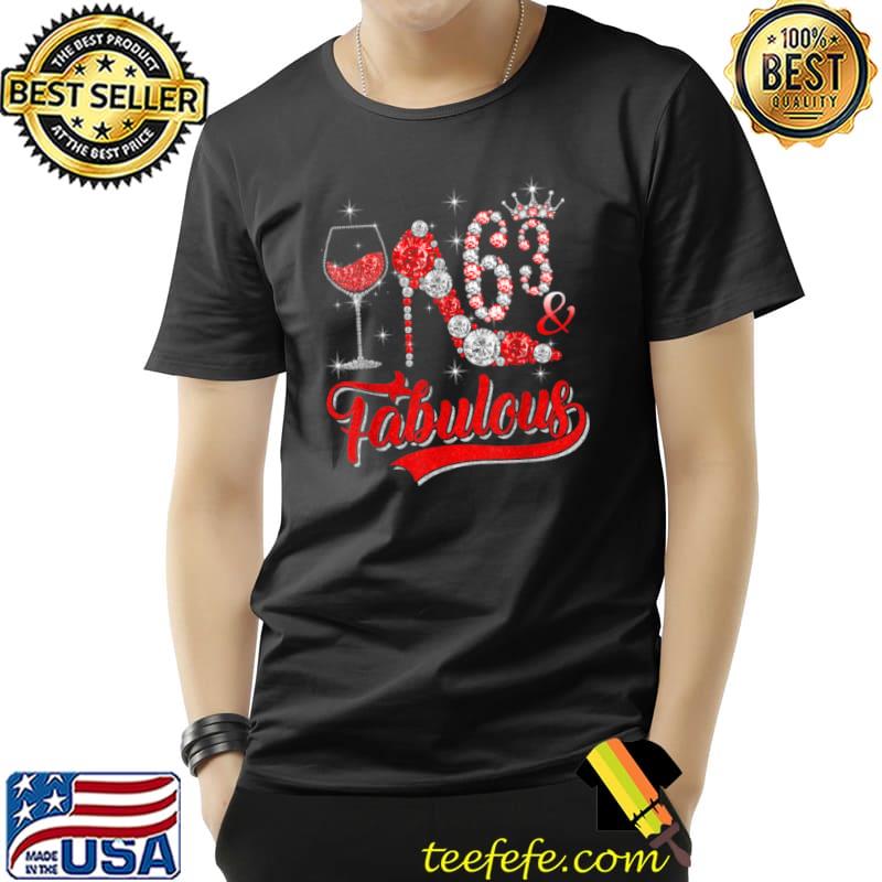 Original 63 and Fabulous 63 Years Old Birthday Diamond Crown Shoes T Shirt Unisex Original 63 and Fabulous 63 Years Old Birthday Diamond Crown Shoes T Shirt Unisex