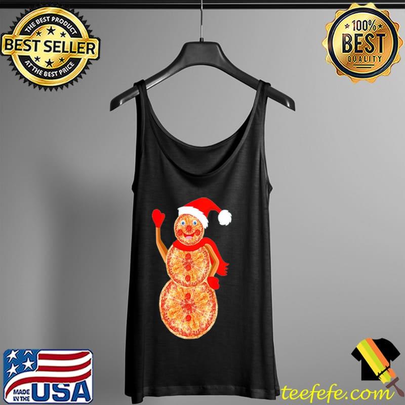 Original Christmas Pizza Snowman Tank Top Original Christmas Pizza Snowman Tank Top