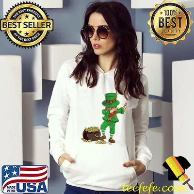Original Dabbing Leprechaun St Patricks Day Funny Irish Humor Party Premium T-Shirt