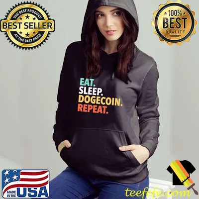 Original Eat Sleep Dogecoin Repeat Vintage Shirt