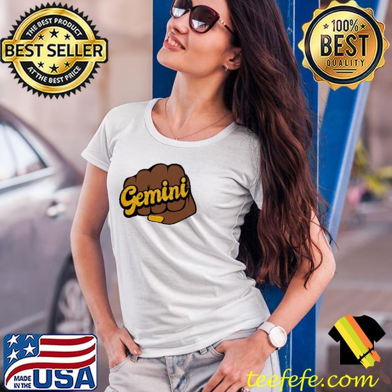 Original Glittery Fist Zodiac Signs Gemini Shirt Ladies Tee Original Glittery Fist Zodiac Signs Gemini Shirt Ladies Tee