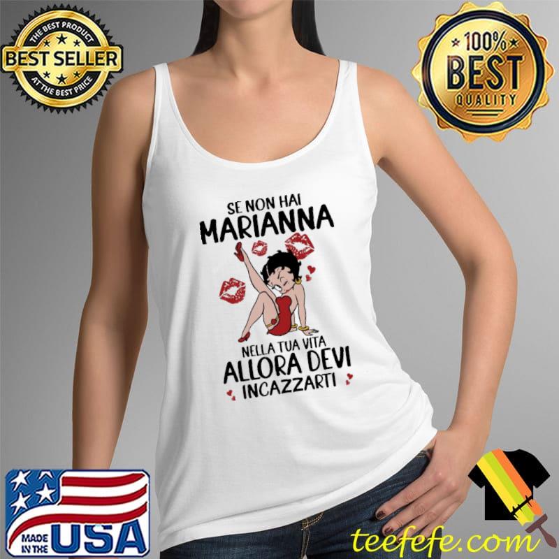 Original Kiss Se Non Hai Marianna Nella Tua Vita Allora Devi Incazzarti Shirt Tank Top Original Kiss Se Non Hai Marianna Nella Tua Vita Allora Devi Incazzarti Shirt Tank Top