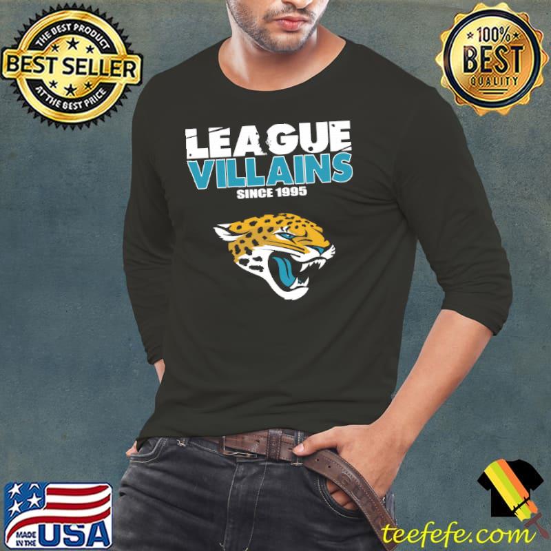 Original League Villains Since 1995 Jacksonville Jaguars NFL Shirts Long Sleeve Tee Original League Villains Since 1995 Jacksonville Jaguars NFL Shirts Long Sleeve Tee