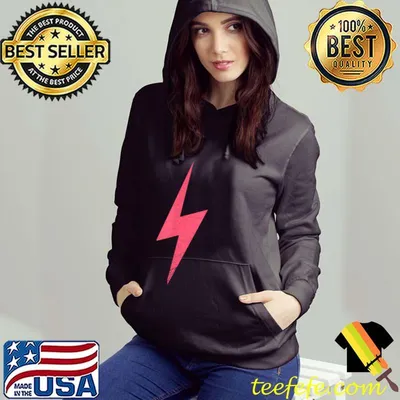 Original Minimalistic Design With Lightning Bolt Grunge T Shirt