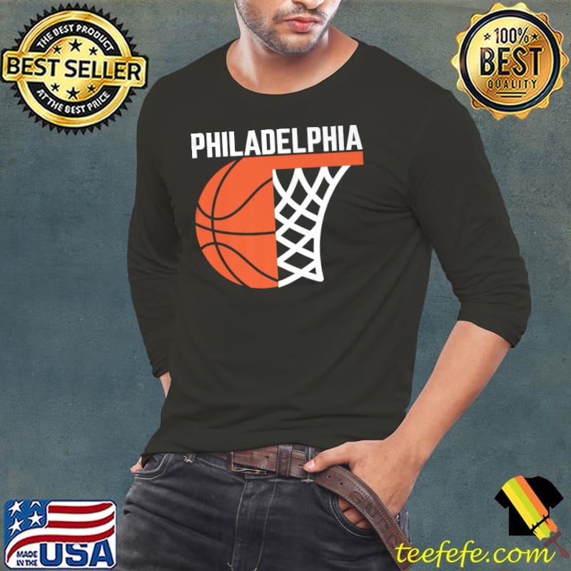 Original Philadelphia city Pennsylvania state basketball net graphic Premium T-Shirt Long Sleeve Tee Original Philadelphia city Pennsylvania state basketball net graphic Premium T-Shirt Long Sleeve Tee