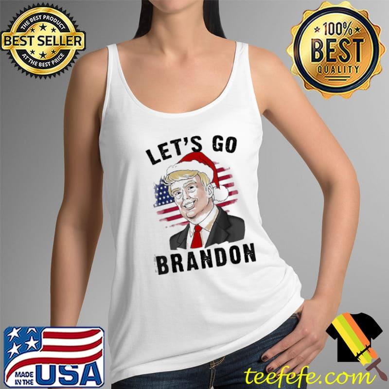 Original Santa Trump Let’s Go Brandon American Flag Christmas Shirt Tank Top Original Santa Trump Let’s Go Brandon American Flag Christmas Shirt Tank Top
