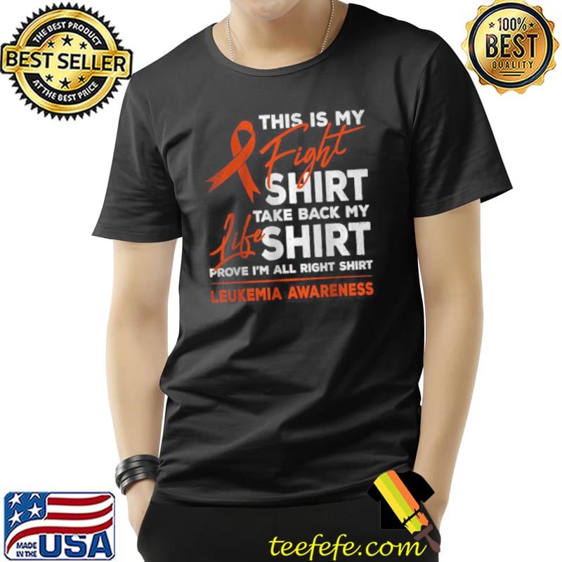 Original This Is My Fight Leukemia Cancer Awareness Orange Ribbon T Shirt Unisex Original This Is My Fight Leukemia Cancer Awareness Orange Ribbon T Shirt Unisex