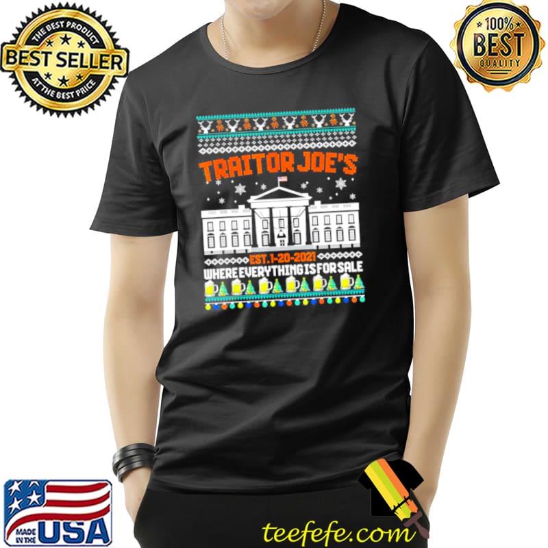 Original Traitor Joes Where Everything Is For Sale Xmas Pajamas Unisex Original Traitor Joes Where Everything Is For Sale Xmas Pajamas Unisex