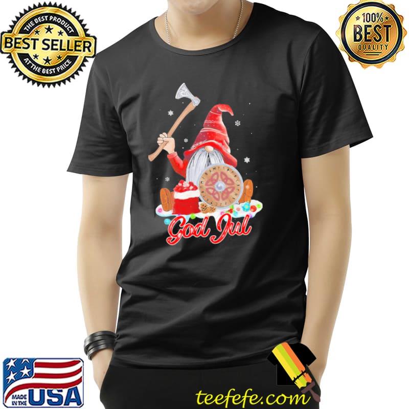 Original Wicked Gnome Viking Glaedelig Jul Christmas Shirt Unisex Original Wicked Gnome Viking Glaedelig Jul Christmas Shirt Unisex