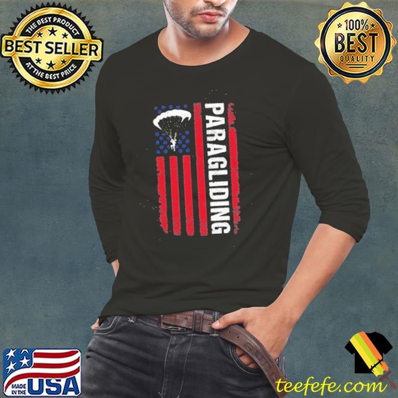 Paragliding Flag Shirt Long Sleeve Tee Paragliding Flag Shirt Long Sleeve Tee