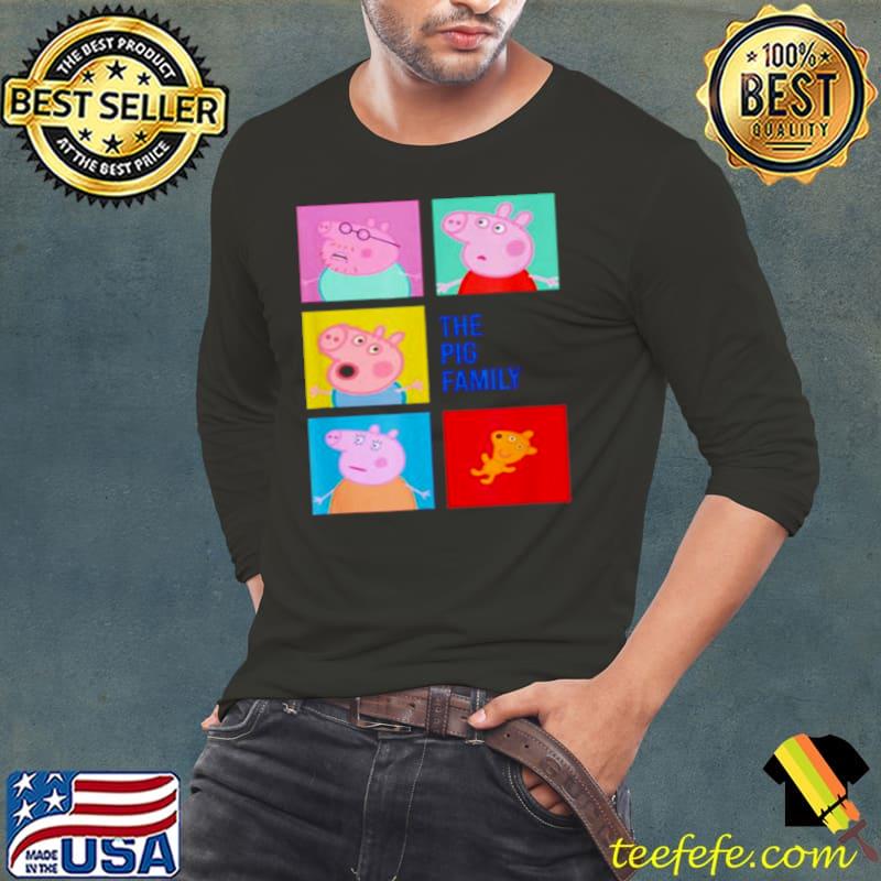 Peppa Pig The Pig Family Long Sleeve Tee Peppa Pig The Pig Family Long Sleeve Tee