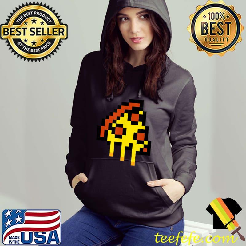 Pixel Pizza Slice 80s Video Game Easy Halloween Costume T Shirt