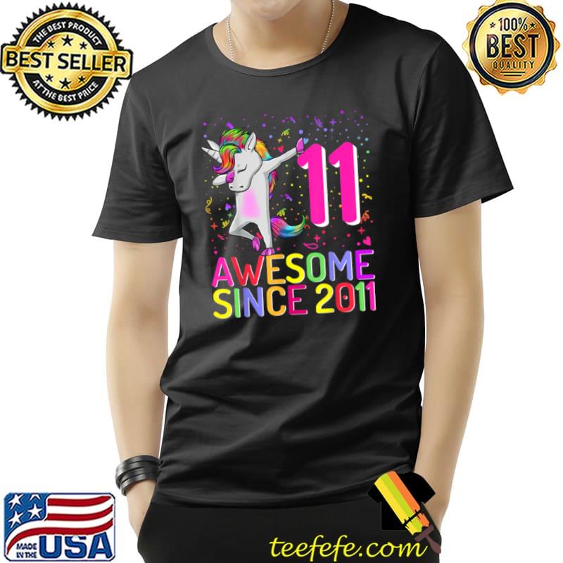 Premium 11Years Old Unicorn Dabbing 11th Birthday Girl Unicorn Party T Shirt Unisex Premium 11Years Old Unicorn Dabbing 11th Birthday Girl Unicorn Party T Shirt Unisex