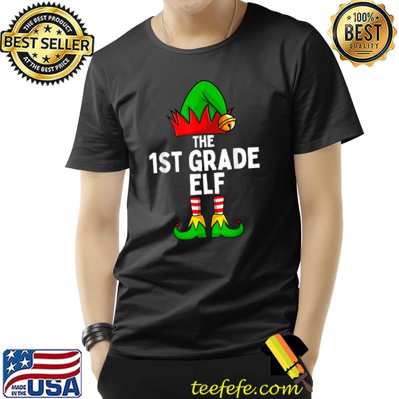 Premium 1st Grade Elf Matching Family Christmas Kids Girls Boys T-Shirt Unisex Premium 1st Grade Elf Matching Family Christmas Kids Girls Boys T-Shirt Unisex