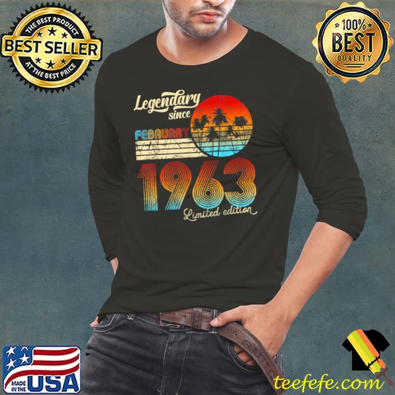 Premium 60. Birthday 60 Legendär February 1962 Gift T Shirt Long Sleeve Tee Premium 60. Birthday 60 Legendär February 1962 Gift T Shirt Long Sleeve Tee