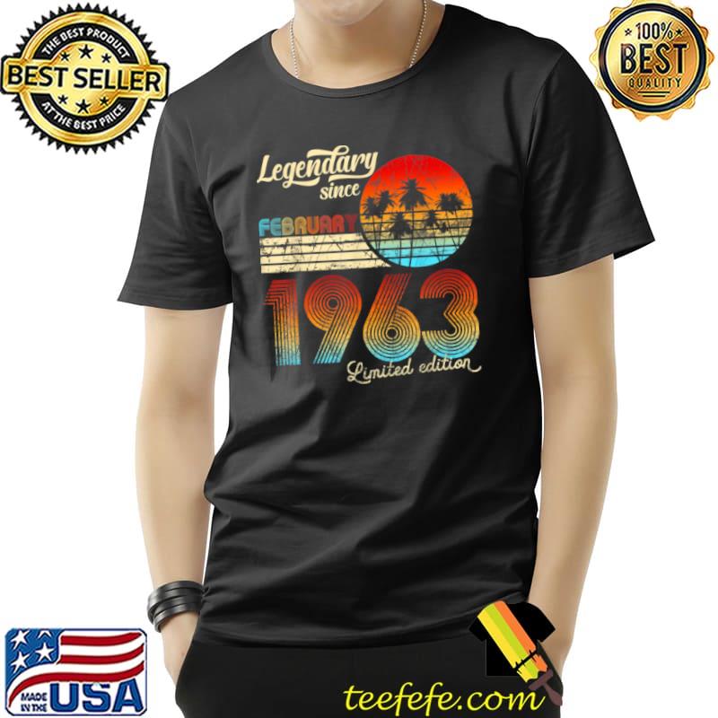Premium 60. Birthday 60 Legendär February 1962 Gift T Shirt Unisex Premium 60. Birthday 60 Legendär February 1962 Gift T Shirt Unisex