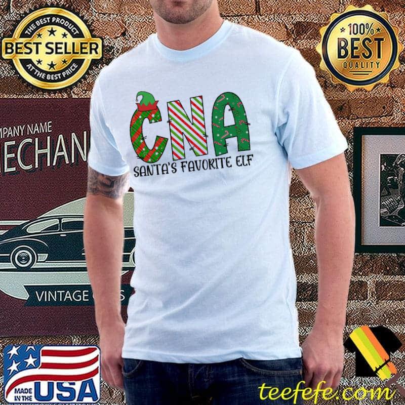 Premium CNA Santa's Favorite Elf Christmas Shirt Unisex Premium CNA Santa's Favorite Elf Christmas Shirt Unisex