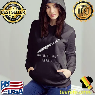 Premium Cool Flutist Nothing But Treble Flute Player Band Matching T-shirt
