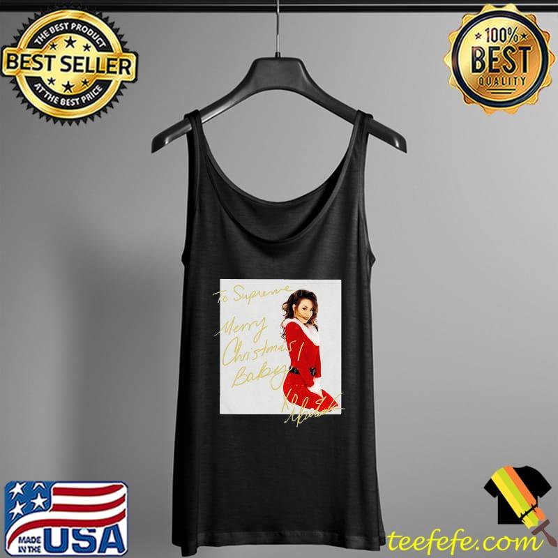 Premium Cool Mariah Carey To Supreme Merry Christmas Baby Shirt Tank Top Premium Cool Mariah Carey To Supreme Merry Christmas Baby Shirt Tank Top