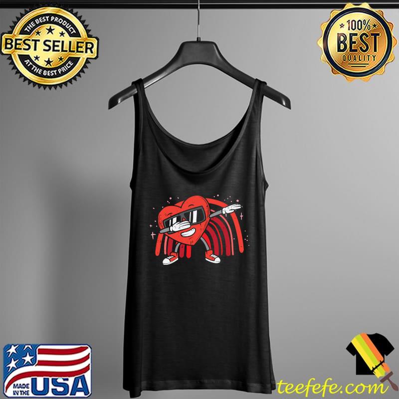 Premium Dabbing Heart Dab Boys Valentines Day Youth T- Tank Top Premium Dabbing Heart Dab Boys Valentines Day Youth T- Tank Top