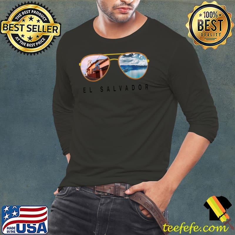 Premium El Salvador lentes paisaje Salvadoran sunglasses landscape T-Shirt Long Sleeve Tee Premium El Salvador lentes paisaje Salvadoran sunglasses landscape T-Shirt Long Sleeve Tee