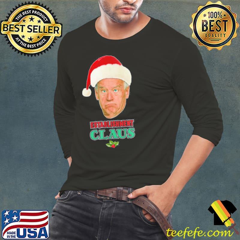 Premium Establishment Claus Santa Christmas T-Shirt Long Sleeve Tee Premium Establishment Claus Santa Christmas T-Shirt Long Sleeve Tee