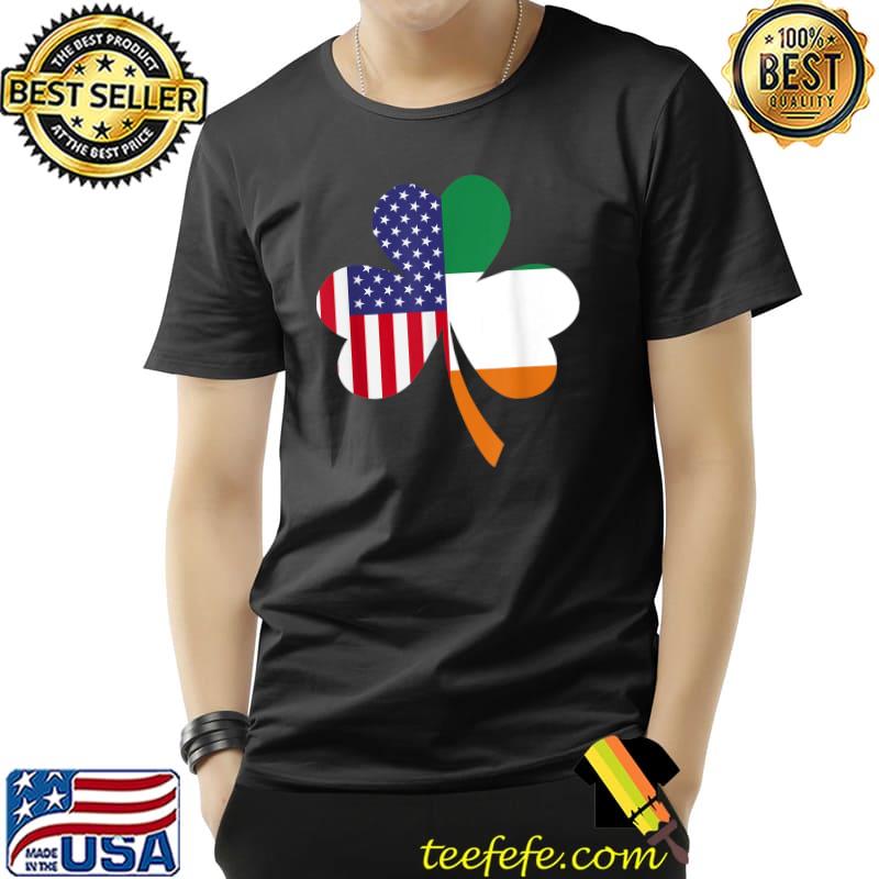 Premium Irish American Flag Shamrock Lucky Clover St Patrick Day T-Shirt Unisex Premium Irish American Flag Shamrock Lucky Clover St Patrick Day T-Shirt Unisex