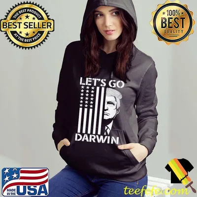 Premium Lets Go Darwin American Flag Vintage T-Shirt