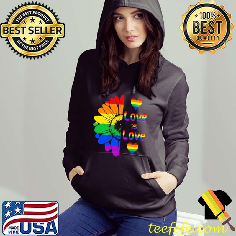 Premium LGBT Flower Love is Love Shirt