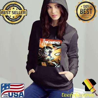Premium Marvel Ms. Marvel Shocker Comic Cover Shirt