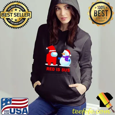 Premium Original among US and snowman red is sus shirt