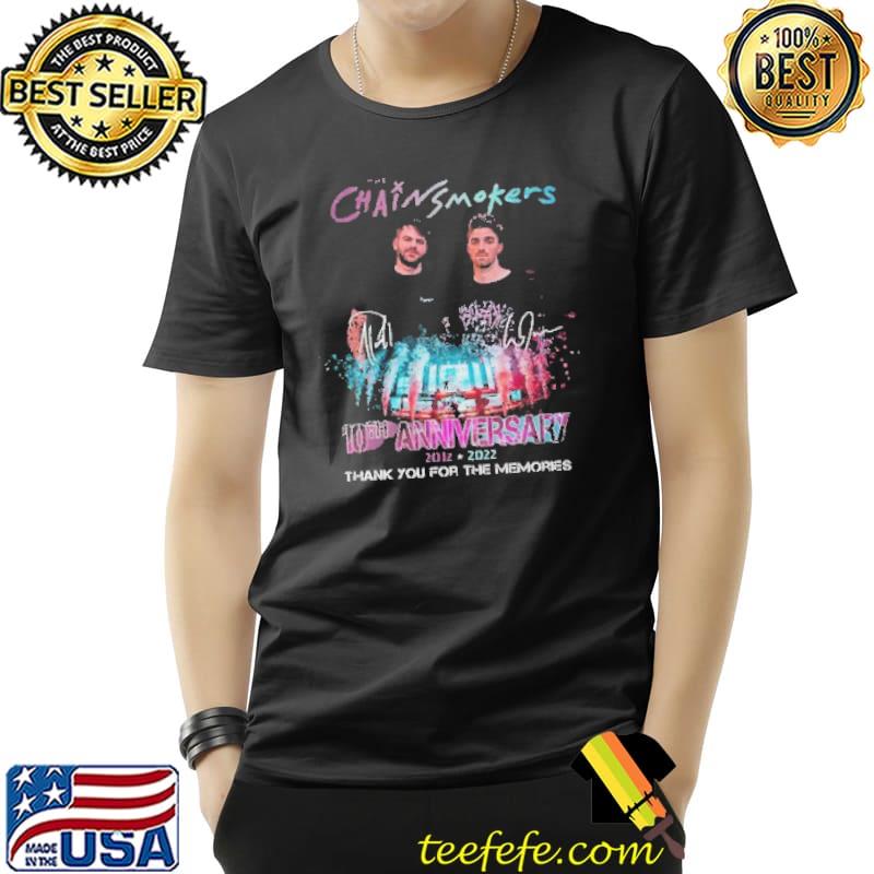 Premium The Chainsmokers Music Band 10th Anniversary 2012-2022 T ShirtThe Chainsmokers Music Band 10th Anniversary 2012-2022 Shirt Unisex Premium The Chainsmokers Music Band 10th Anniversary 2012-2022 T ShirtThe Chainsmokers Music Band 10th Anniversary 2012-2022 Shirt Unisex