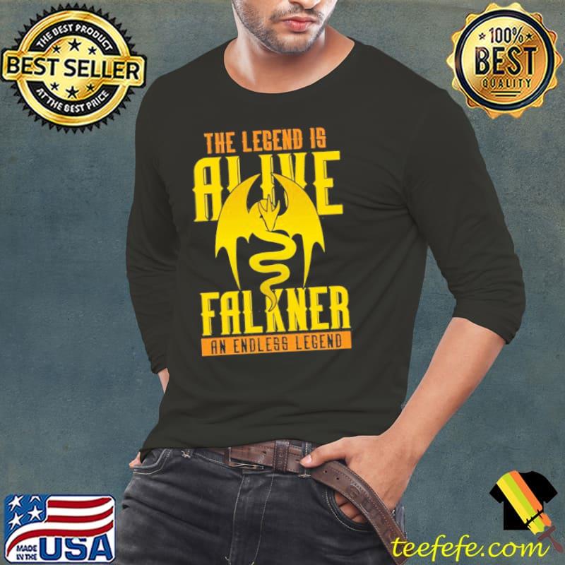 Premium The Legend Is Alive Falkner And Endless Legend Shirt Long Sleeve Tee Premium The Legend Is Alive Falkner And Endless Legend Shirt Long Sleeve Tee