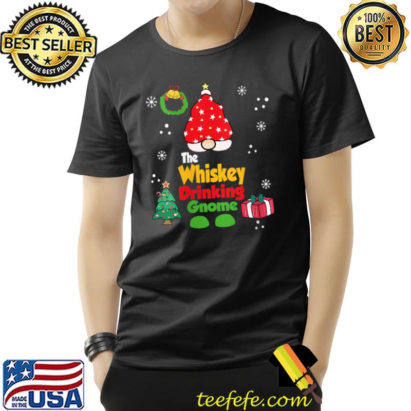 Premium The whiskey drinking gnome funny xmas pajamas for family T- Unisex Premium The whiskey drinking gnome funny xmas pajamas for family T- Unisex