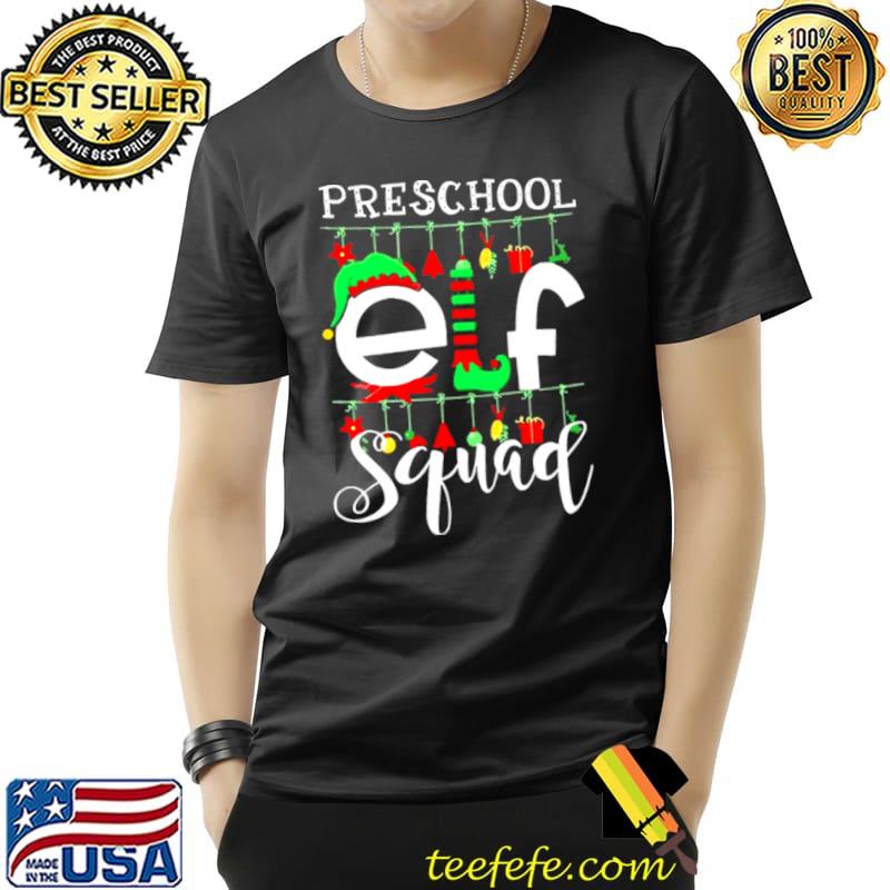 Preschool Teacher Elf Squad Family Christmas Sweater Shirt Unisex Preschool Teacher Elf Squad Family Christmas Sweater Shirt Unisex