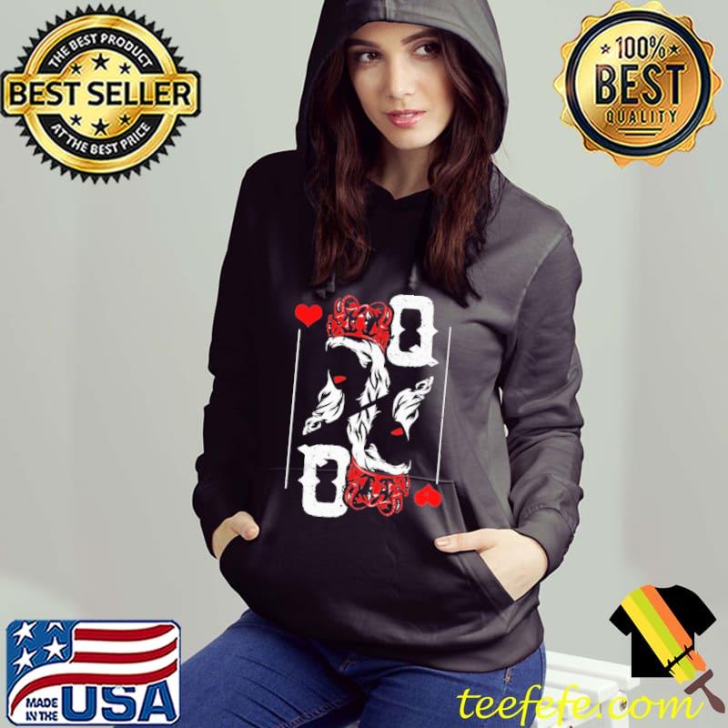 Queen of Hearts gaming cards poker Shirt