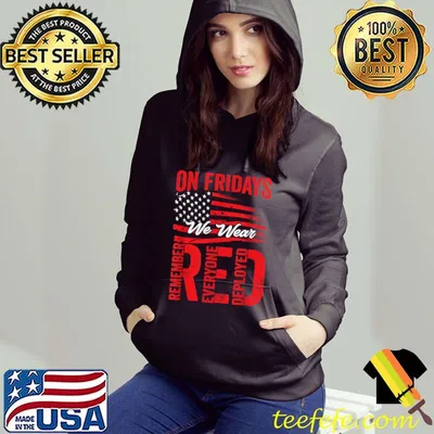 Red Friday Remember Everyone Deployed Military Veteran T-Shirt