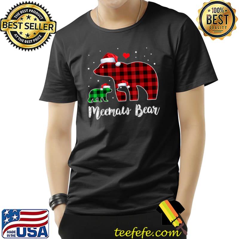 Red Plaid Meemaw Buffalo Matching Pajama Christmas T Shirt Unisex Red Plaid Meemaw Buffalo Matching Pajama Christmas T Shirt Unisex