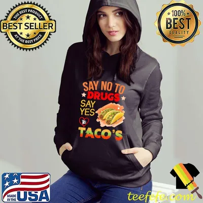 Red Ribbon Week Say No To Drugs Say Yes To Tacos T Shirt