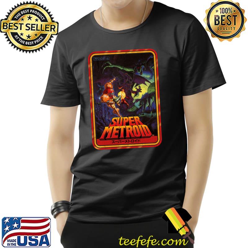 SAMUS Kanji Super Motroid Shirt Unisex SAMUS Kanji Super Motroid Shirt Unisex