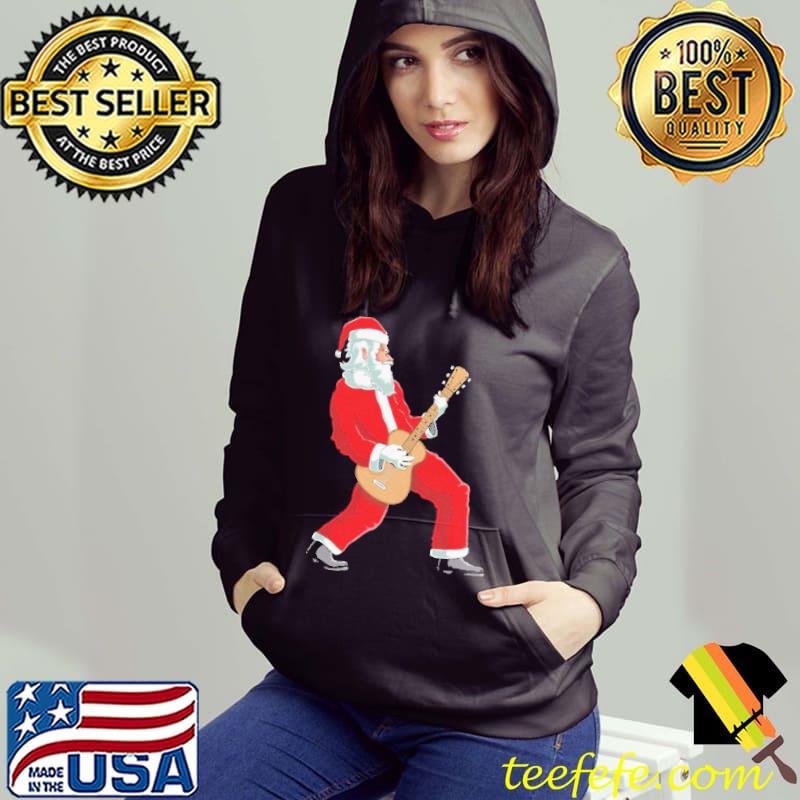 Santa Playing Guitar Shirt Santa Playing Guitar Shirt