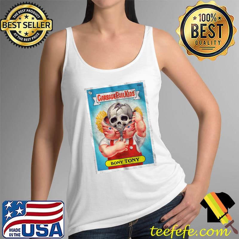 Skull Bony Tony Garbage Pail Kids Shirt Tank Top Skull Bony Tony Garbage Pail Kids Shirt Tank Top