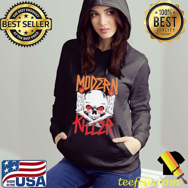 Skull Fire Modern Killer Sad Burn Shirt