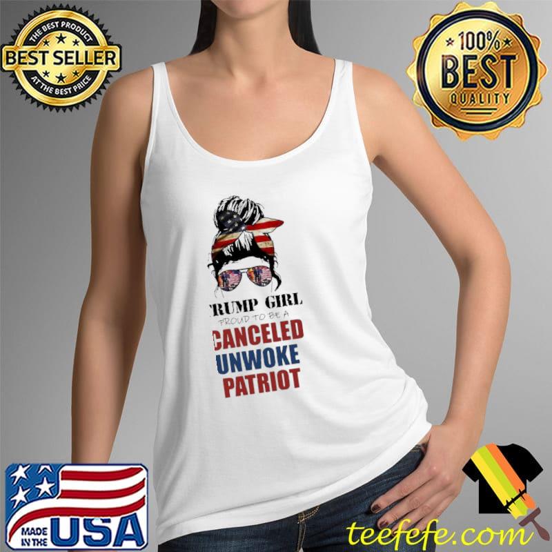 Skull Mom Trump Girl Proud To Be A Canceled Unwoke Patriot Shirt Tank Top Skull Mom Trump Girl Proud To Be A Canceled Unwoke Patriot Shirt Tank Top